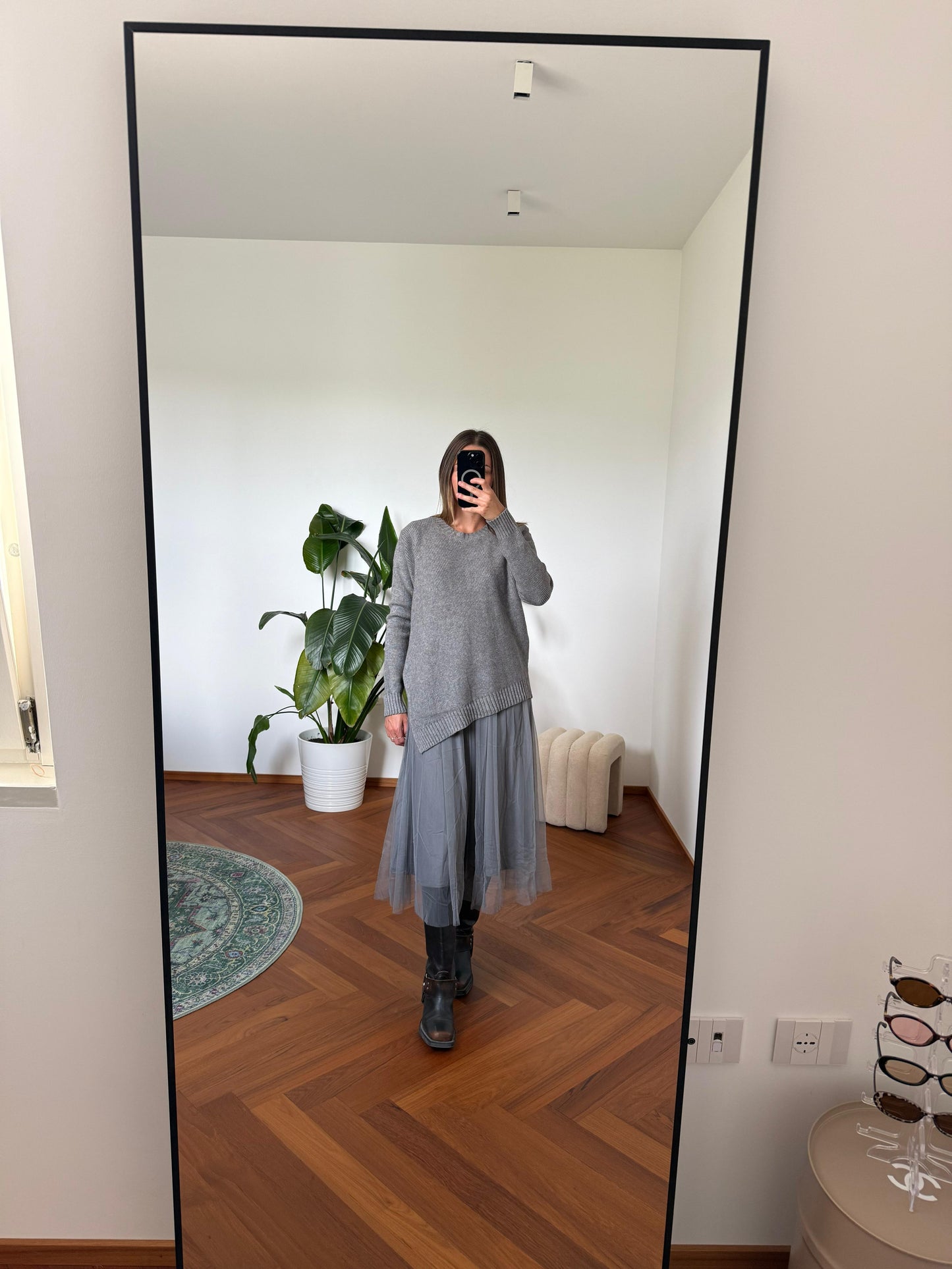 MATILDE SWEATER OVER TULLE