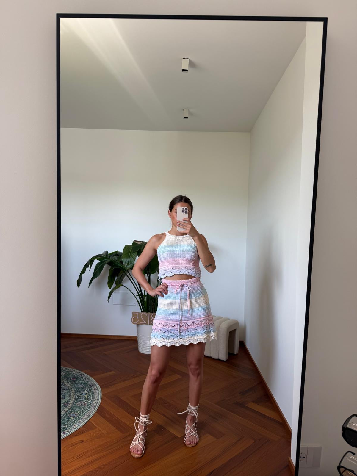 COORDINATO CROCHET RAINBOW
