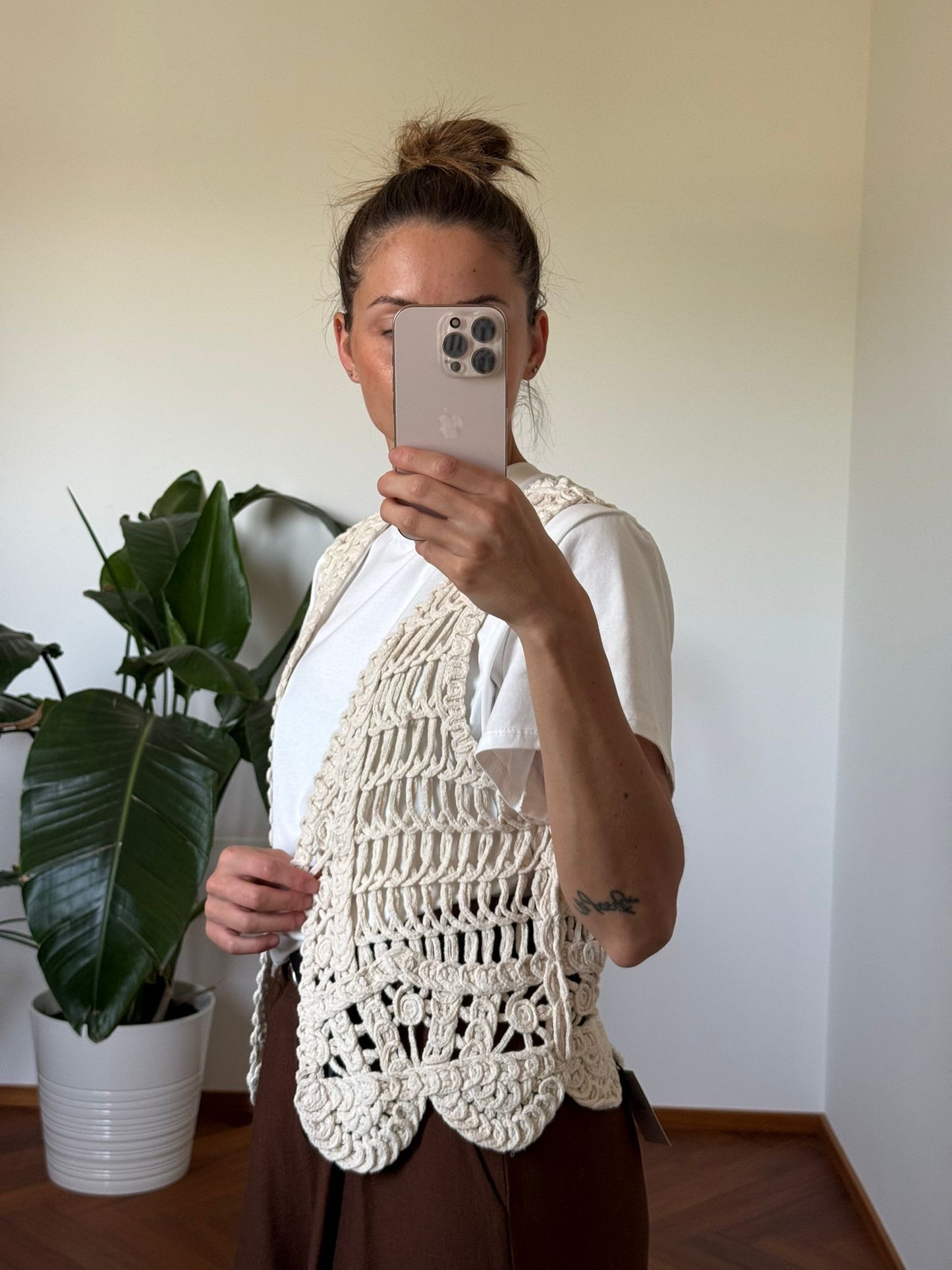GILET CROCHET