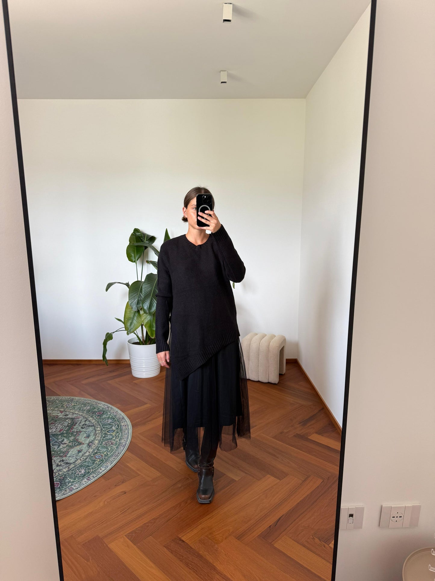 MATILDE SWEATER OVER TULLE
