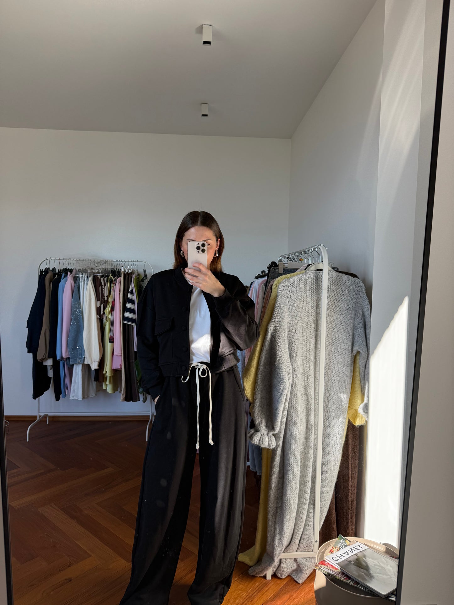 PANTALONI IN FELPA BARREL