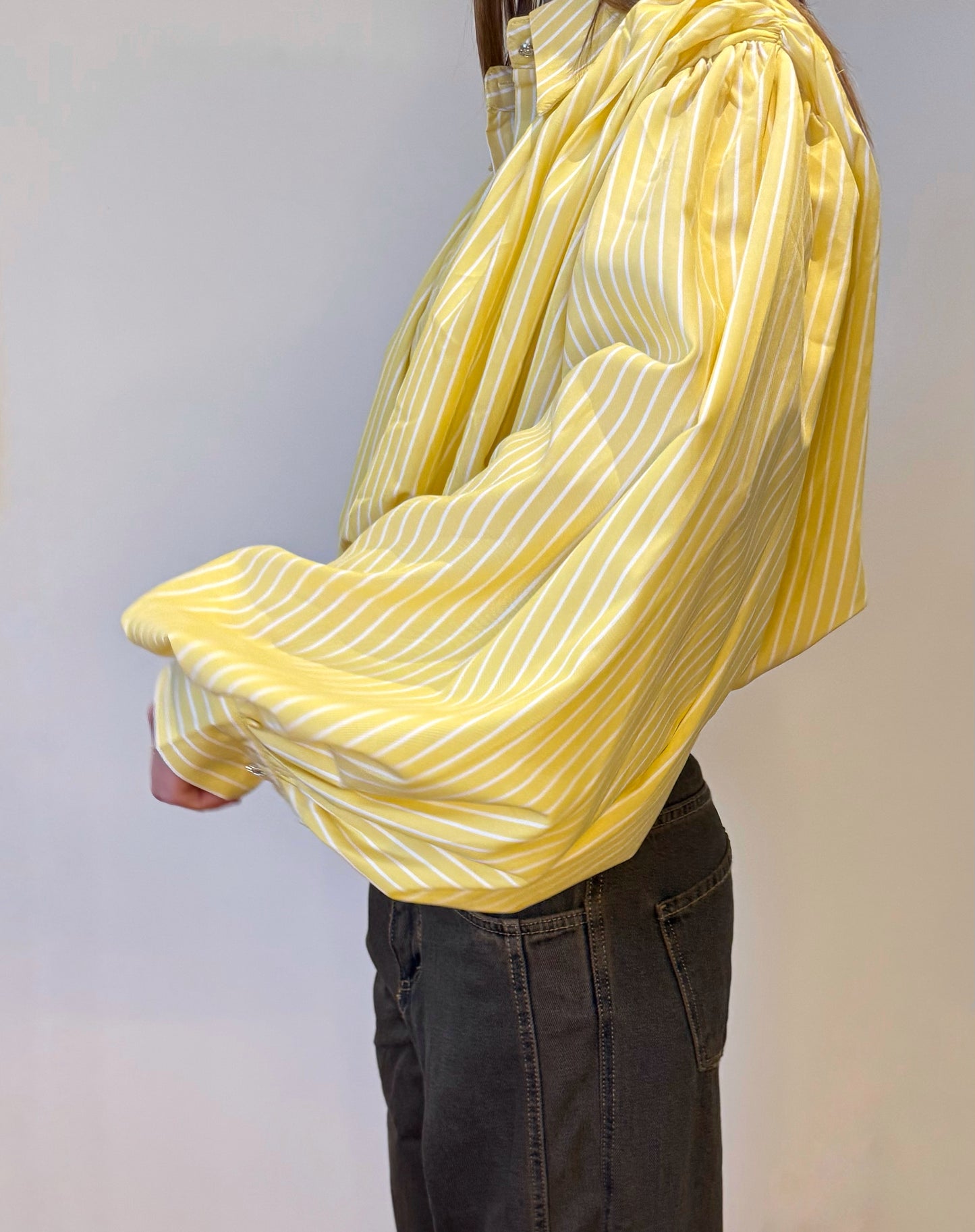 CAMICIA CROP BALLOON