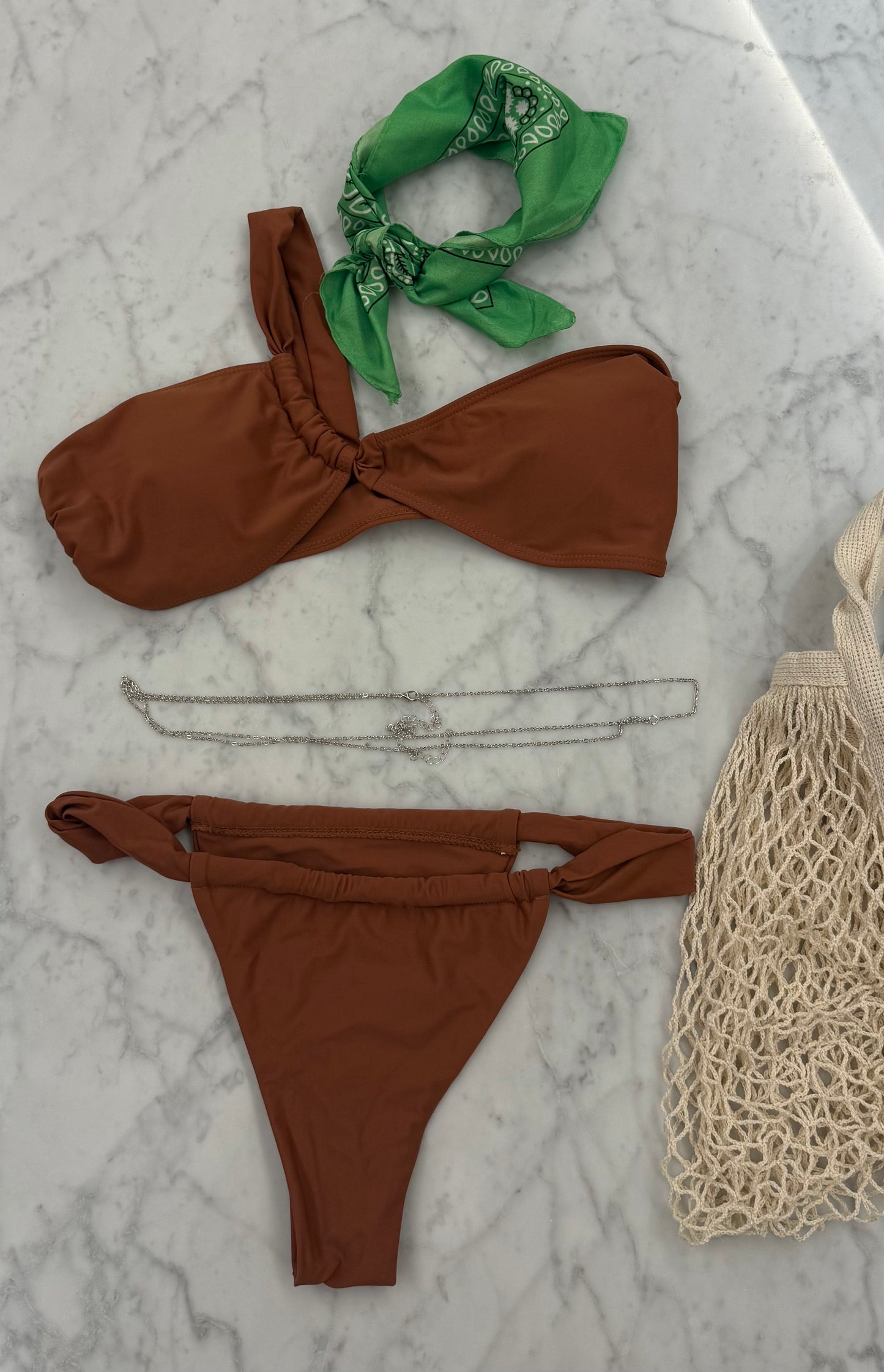 BIKINI MONOSPALLA MAVI