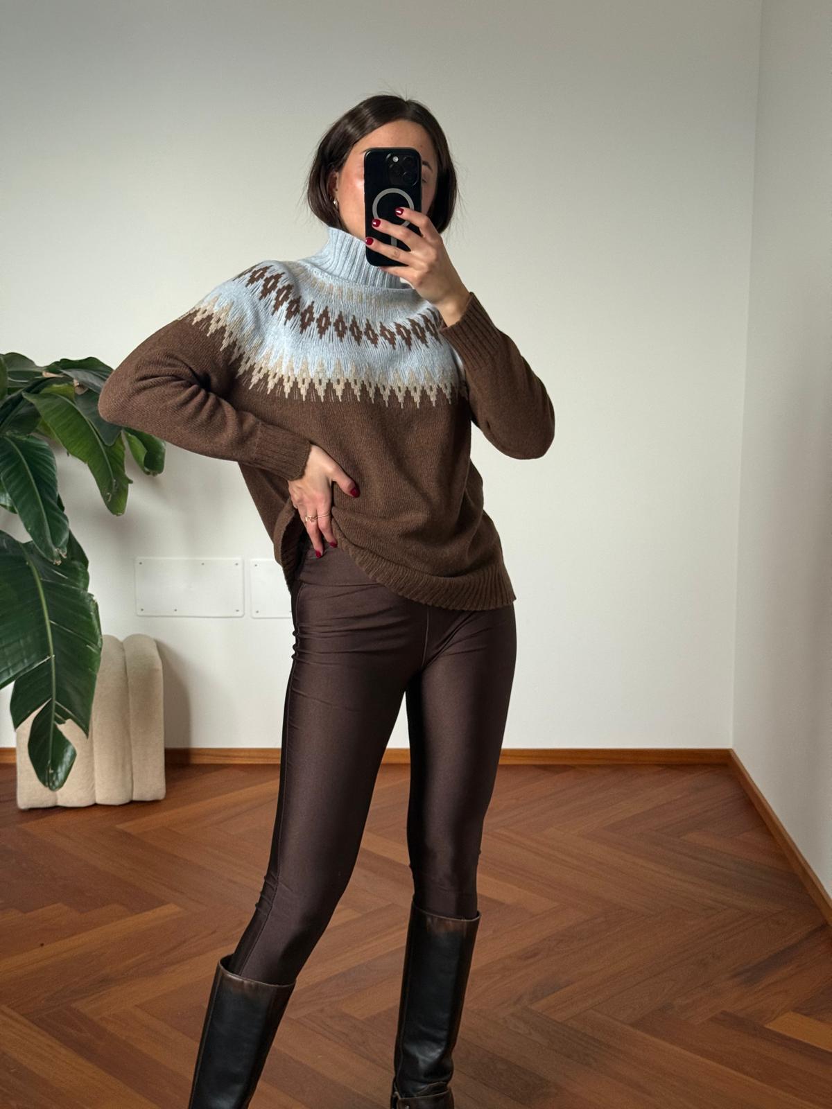 MAGLIONE MOUNTAIN MISTO CASHMERE