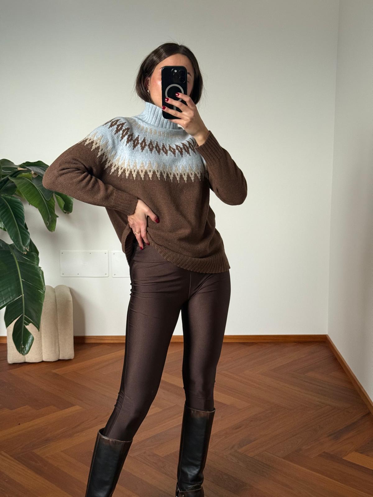 LEGGINGS BROWN