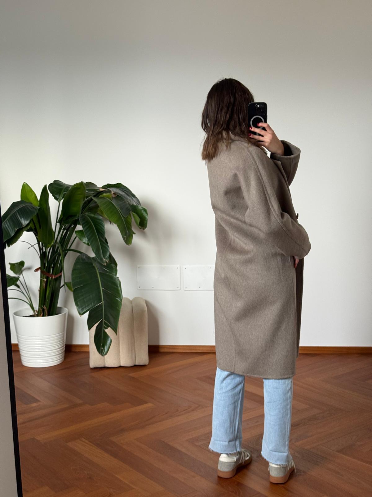 CAPPOTTO LANA CON CINTURA IN VITA