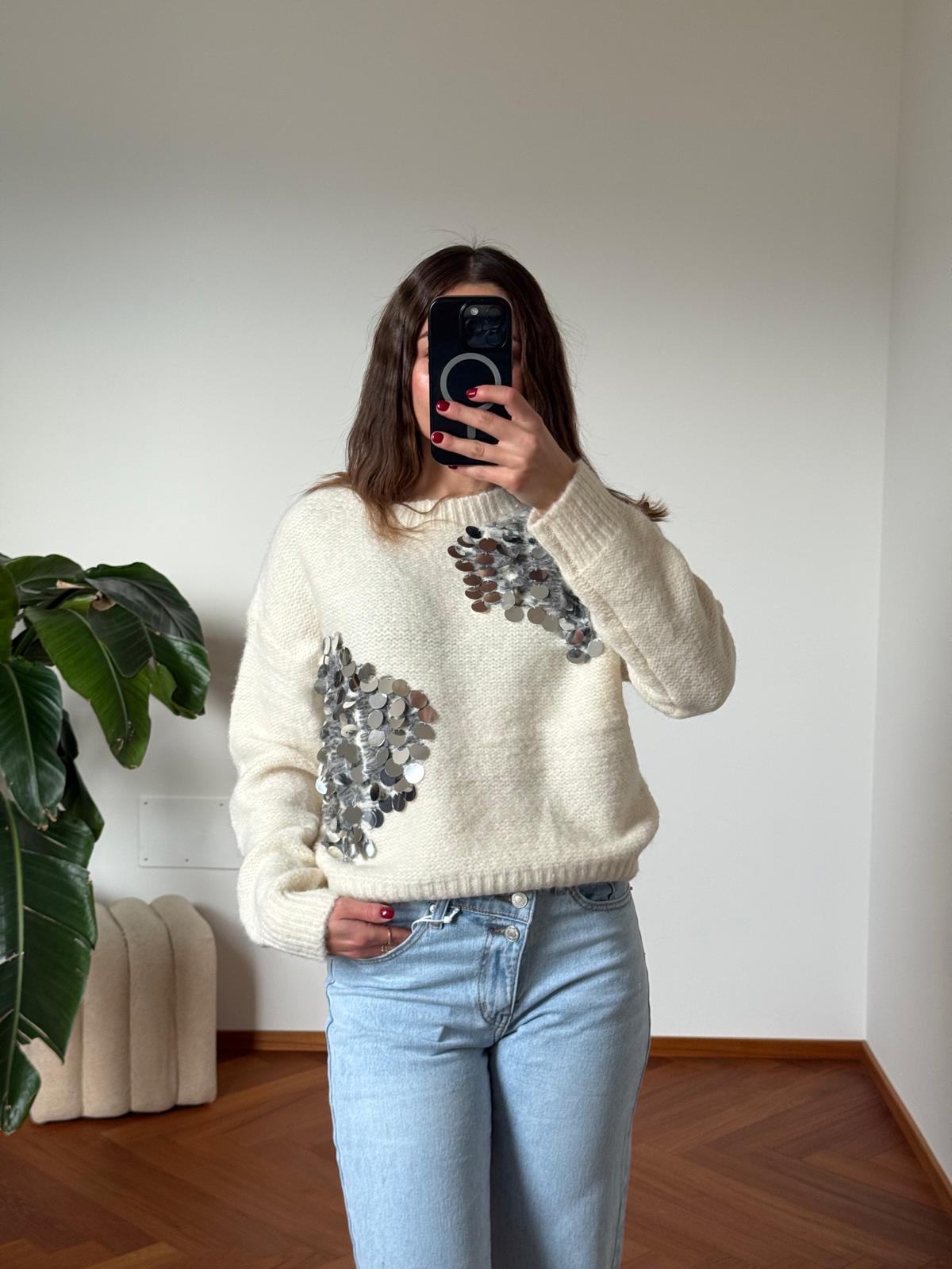 MAGLIONCINO CON PAILLETTES