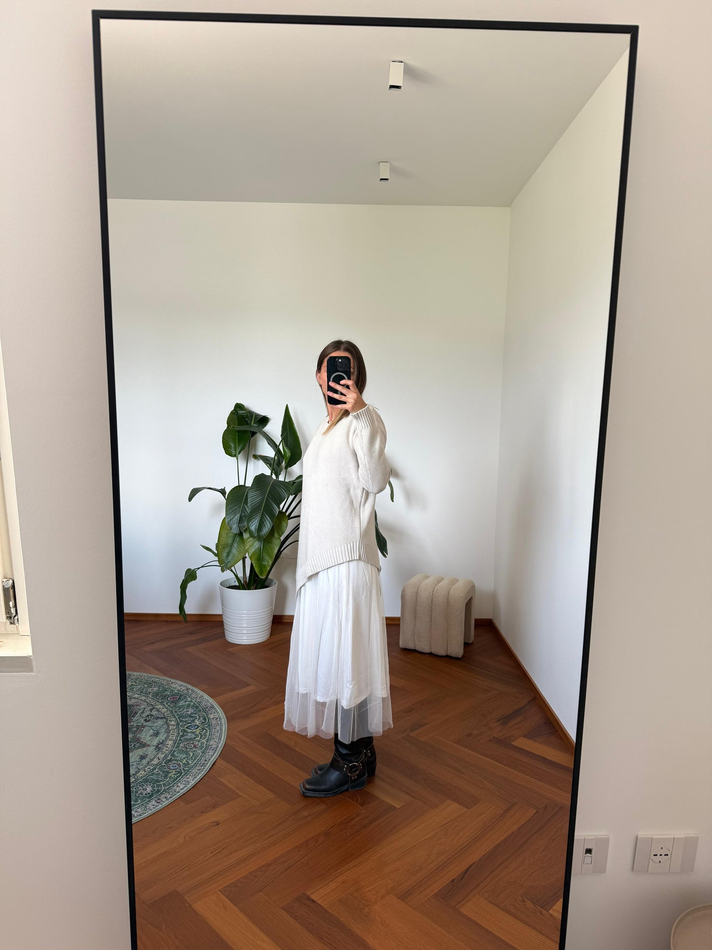 MATILDE SWEATER OVER TULLE