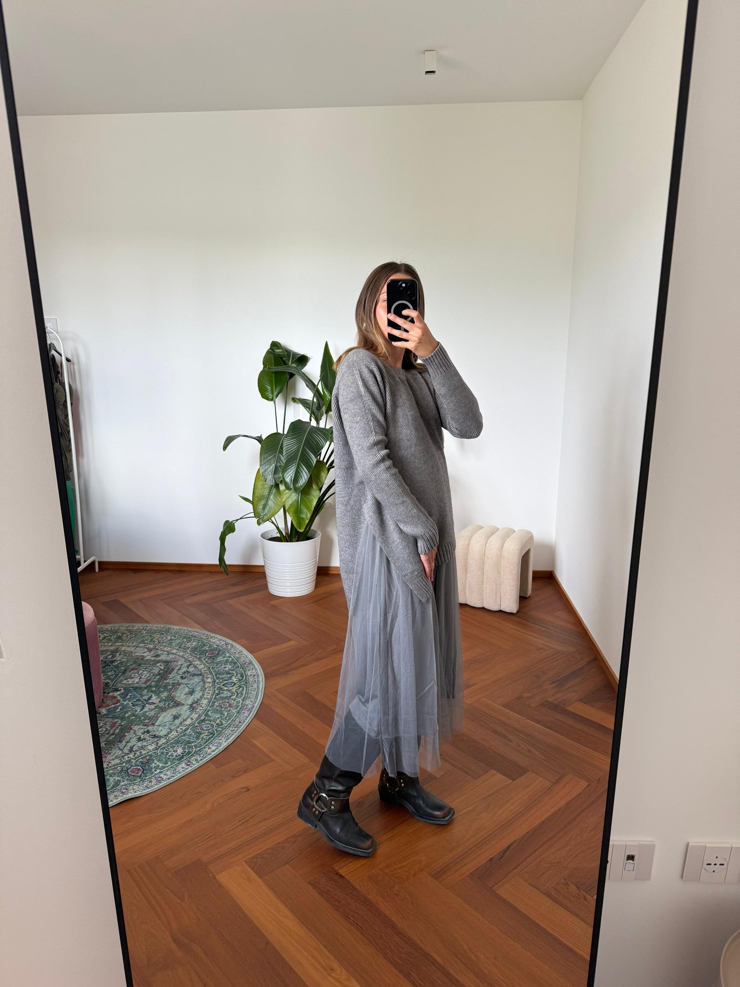 MATILDE SWEATER OVER TULLE