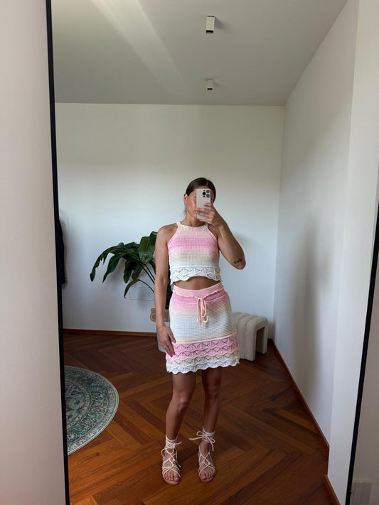 COORDINATO CROCHET RAINBOW