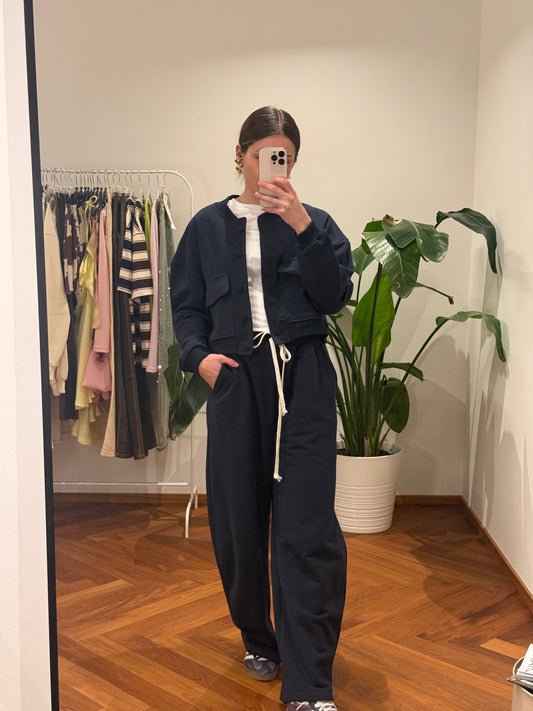 PANTALONI IN FELPA BARREL