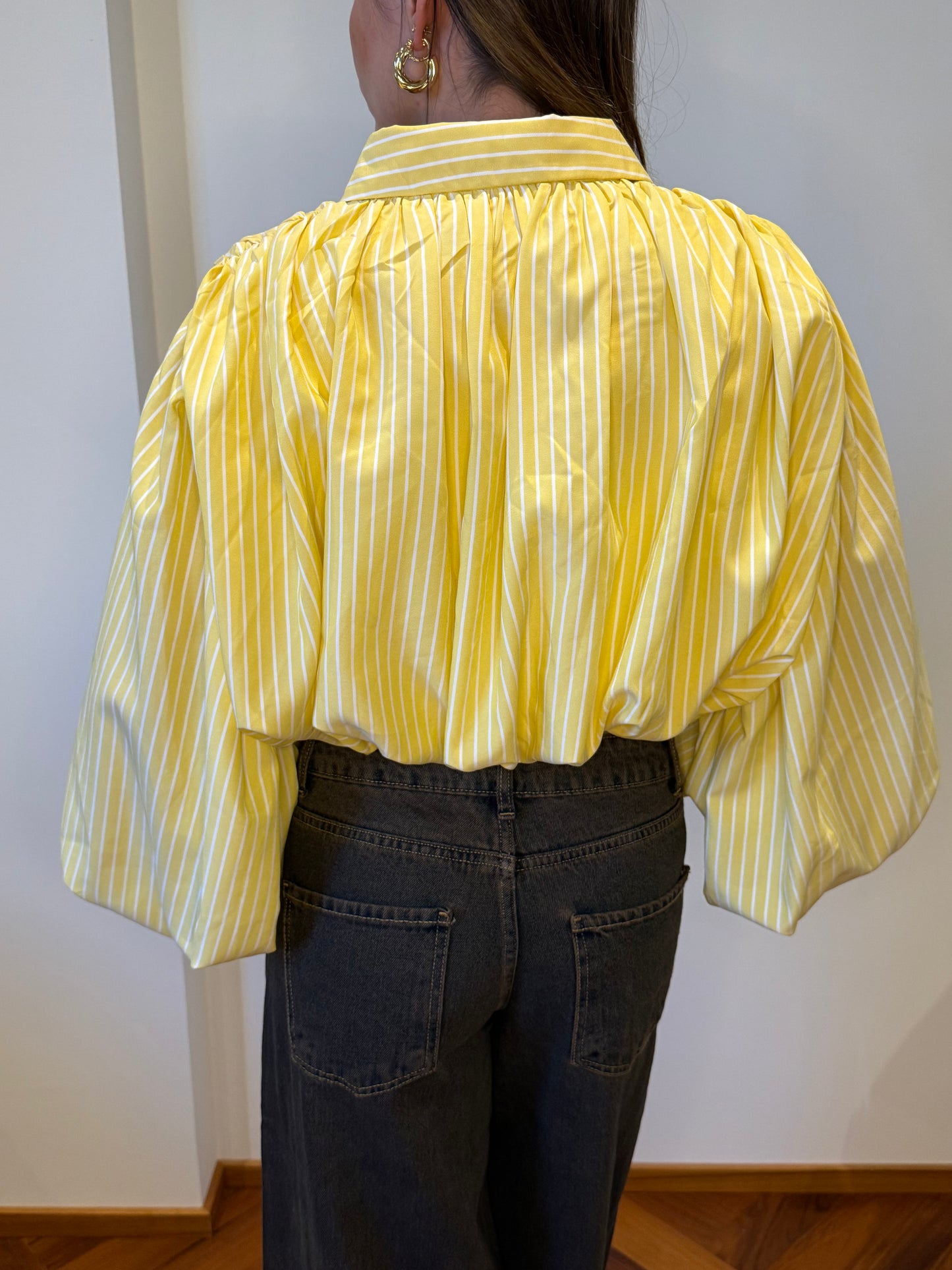 CAMICIA CROP BALLOON