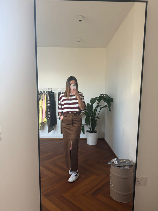 LONGUETTE EFFETTO SUEDE
