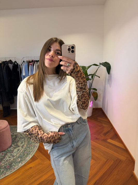MAGLIA MANICOTTO LEO