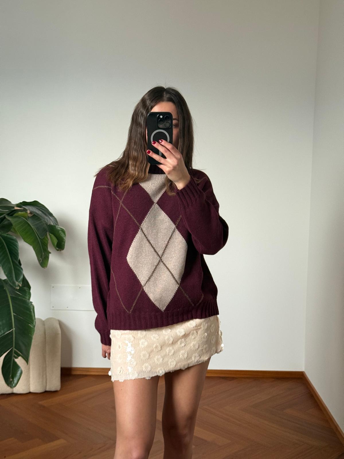 MAGLIONE A ROMBI