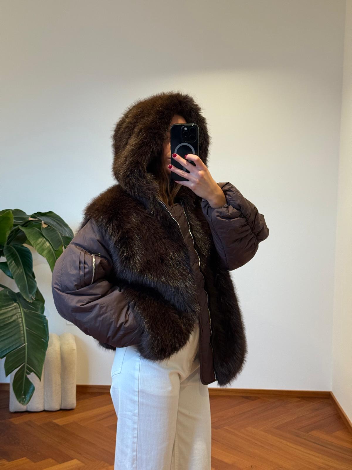 GIUBBOTTO COMBINATO CON PELLICCIA