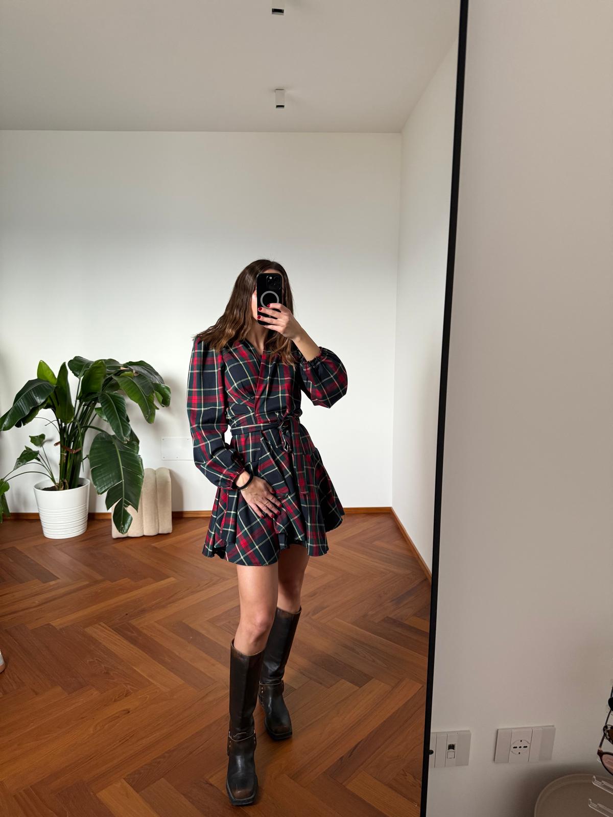 ABITO PORTAFOGLIO TARTAN