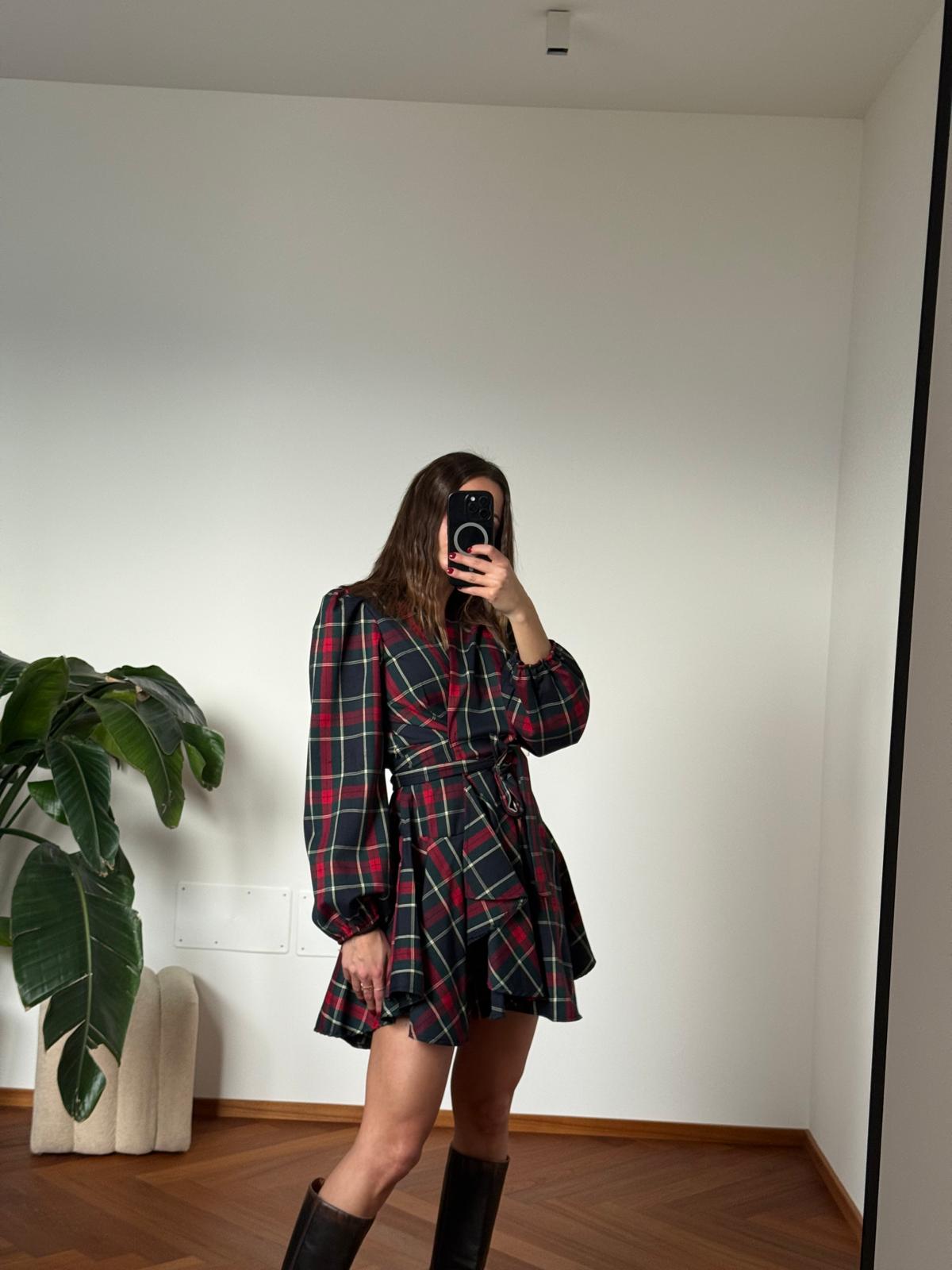 ABITO PORTAFOGLIO TARTAN