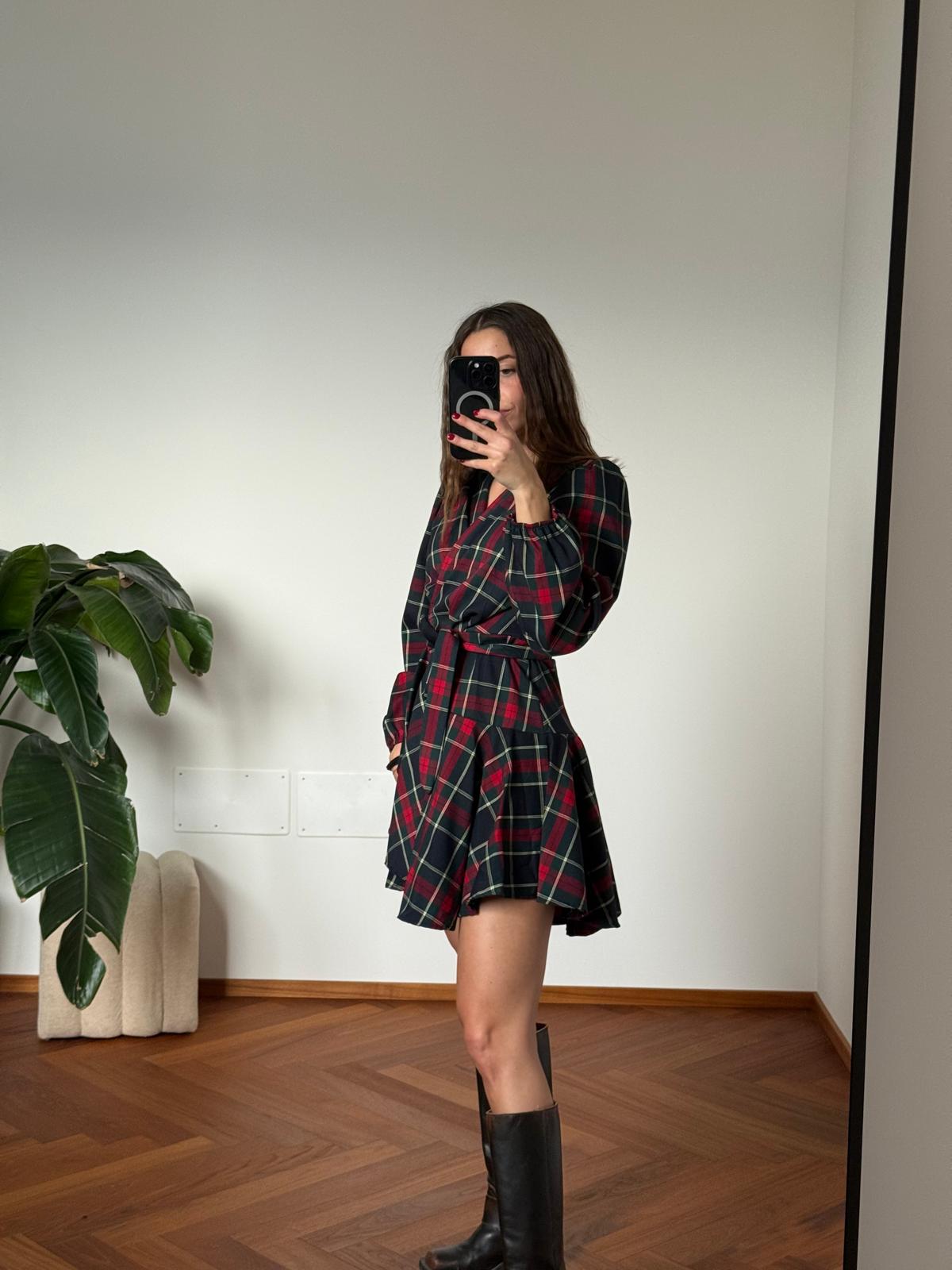 ABITO PORTAFOGLIO TARTAN