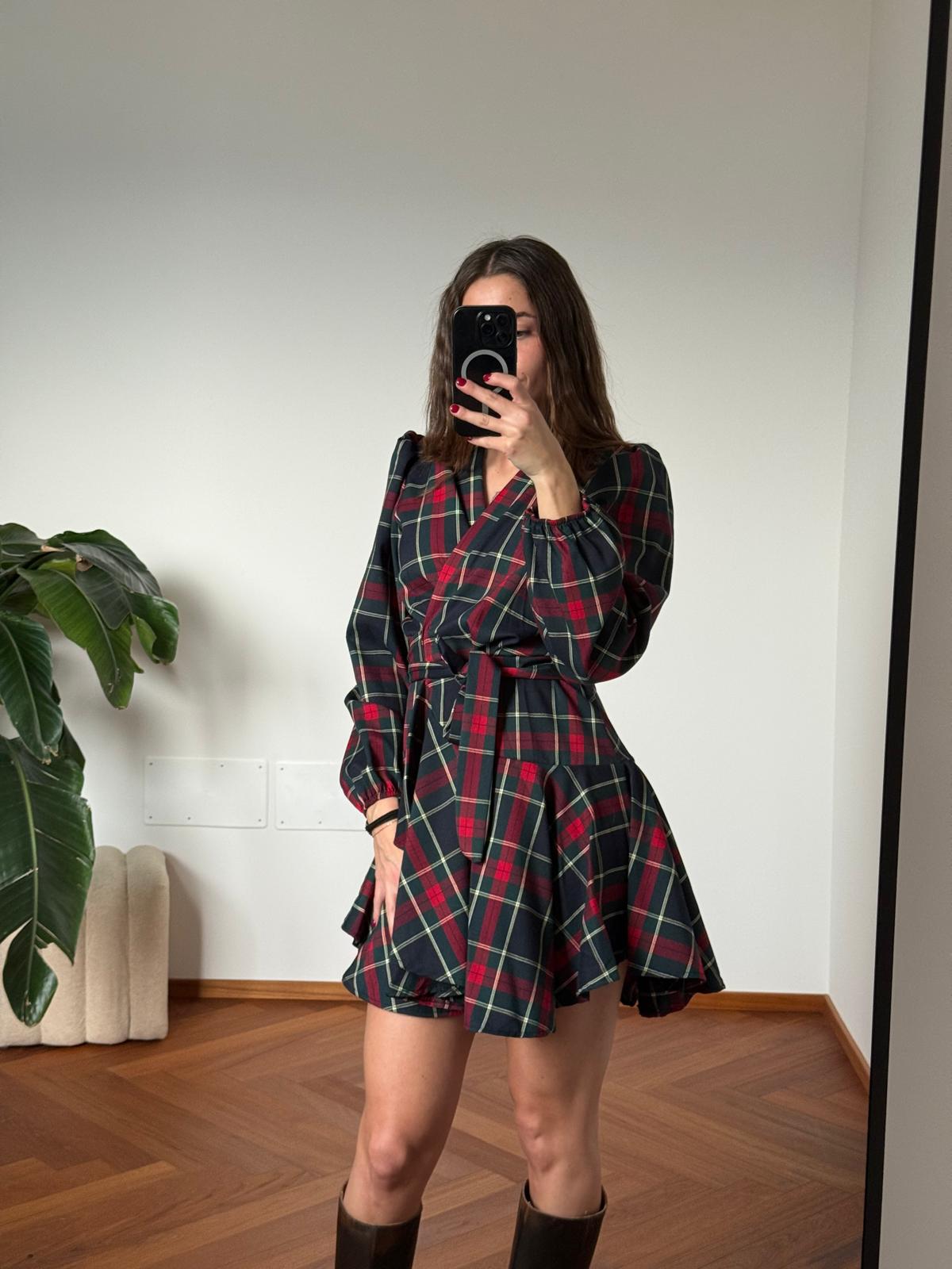 ABITO PORTAFOGLIO TARTAN