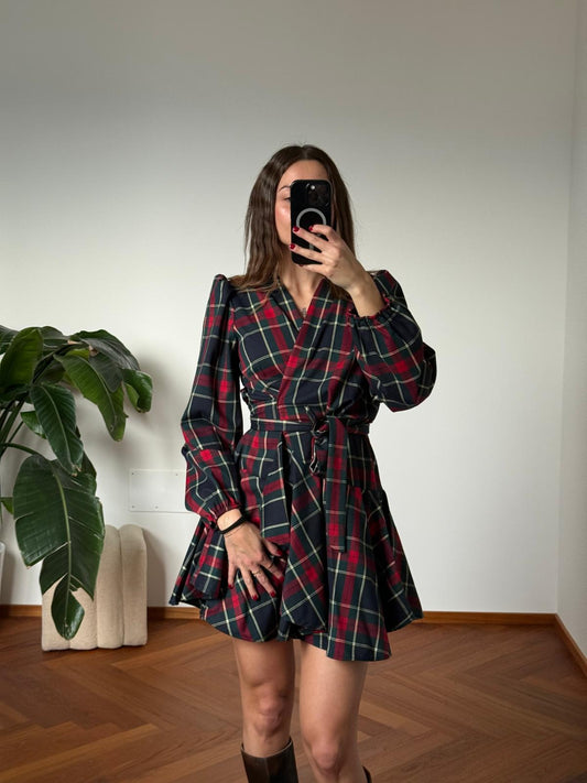 ABITO PORTAFOGLIO TARTAN