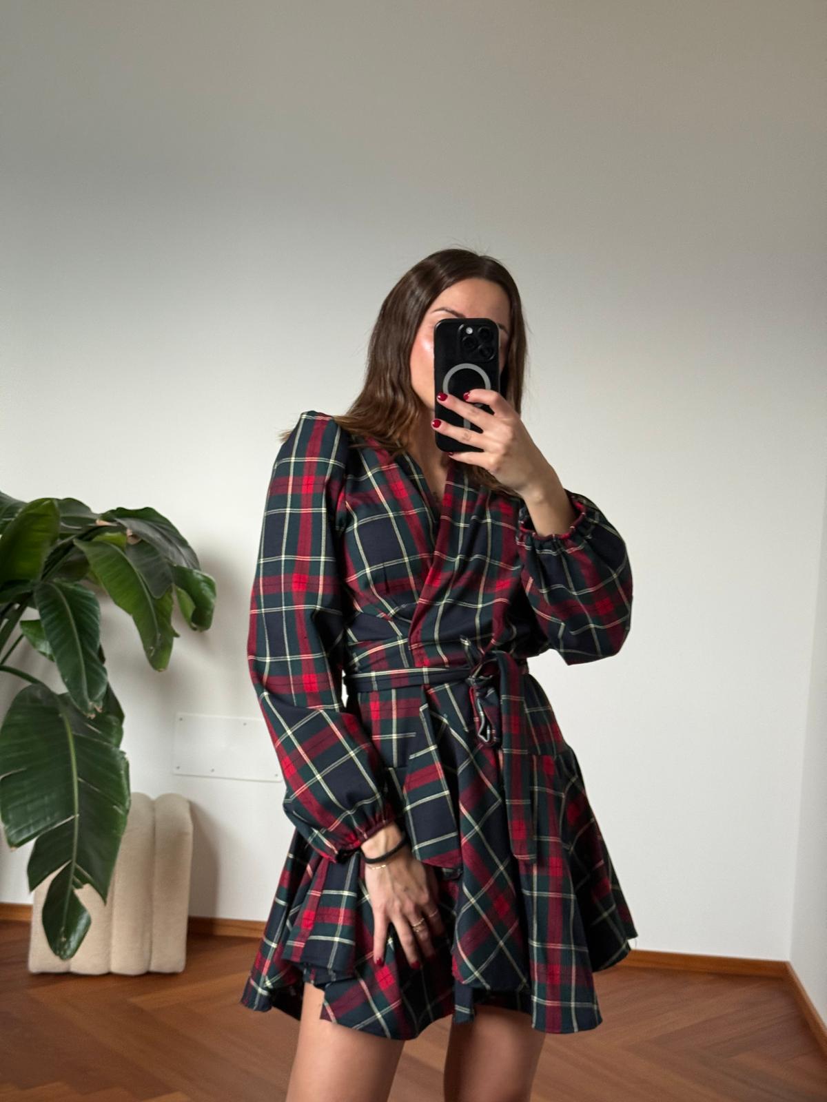 ABITO PORTAFOGLIO TARTAN