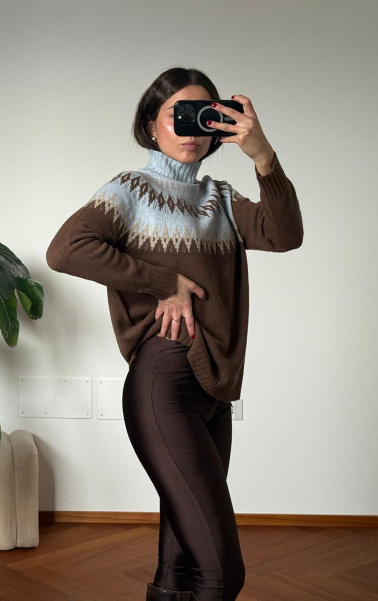 LEGGINGS BROWN