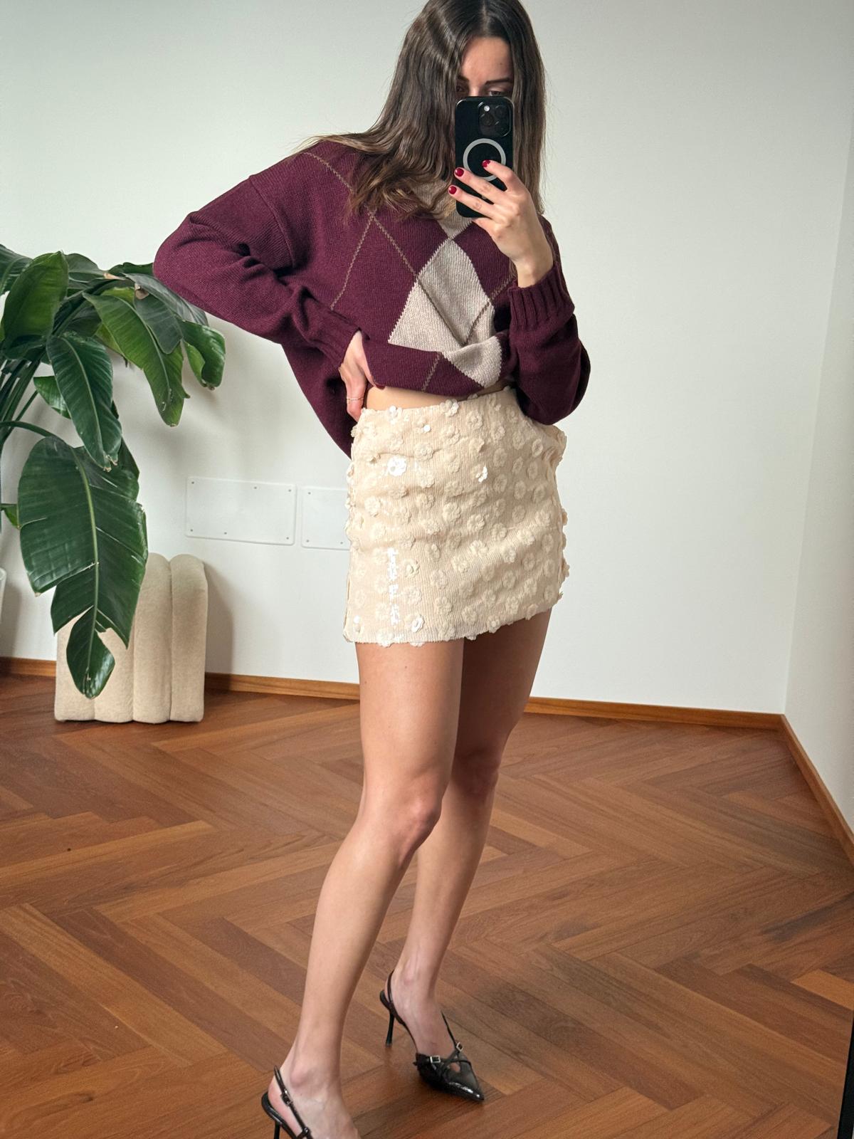 MINIGONNA PAILLETTES