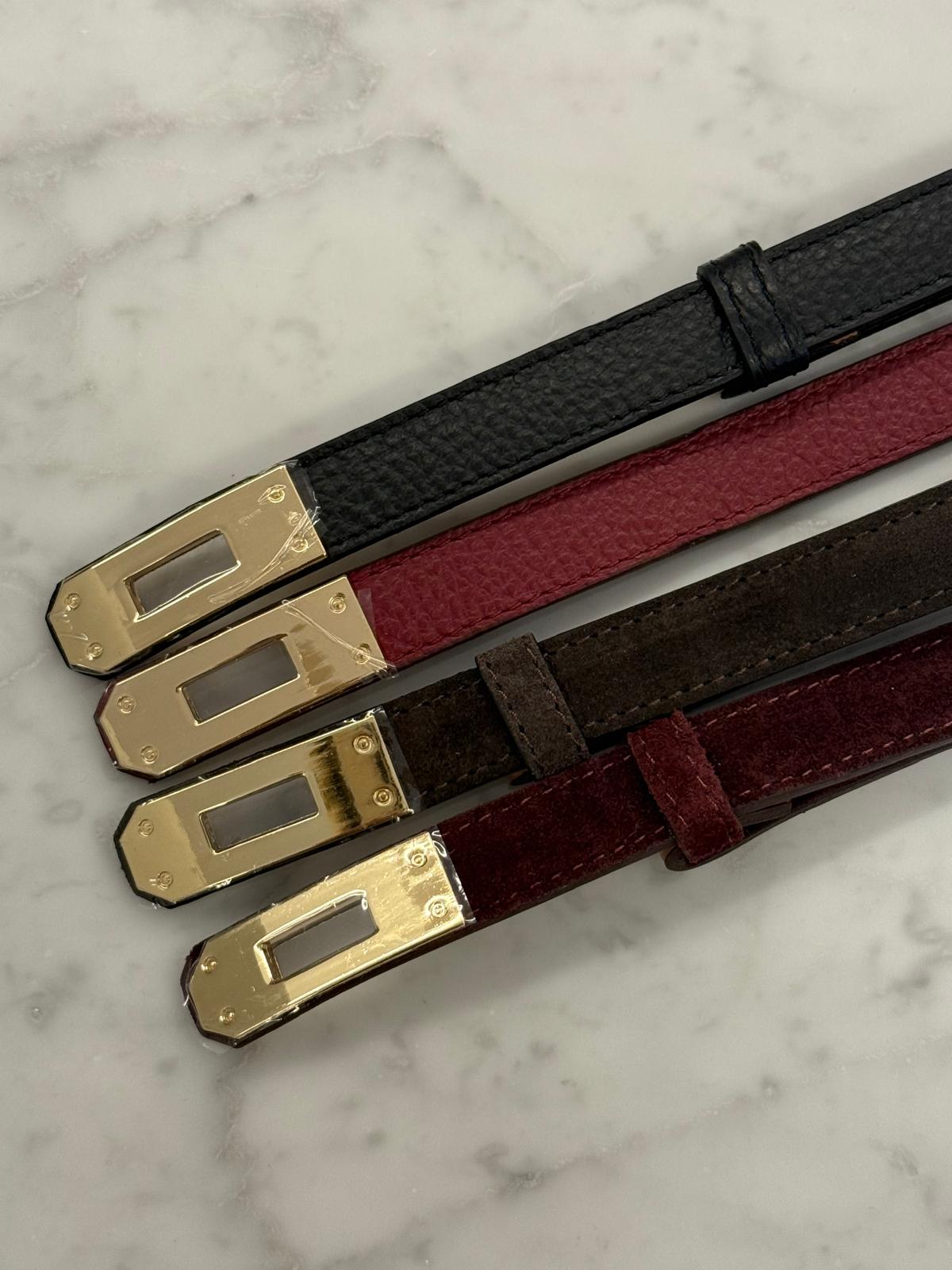 CINTURA IN VERA PELLE REGOLABILE