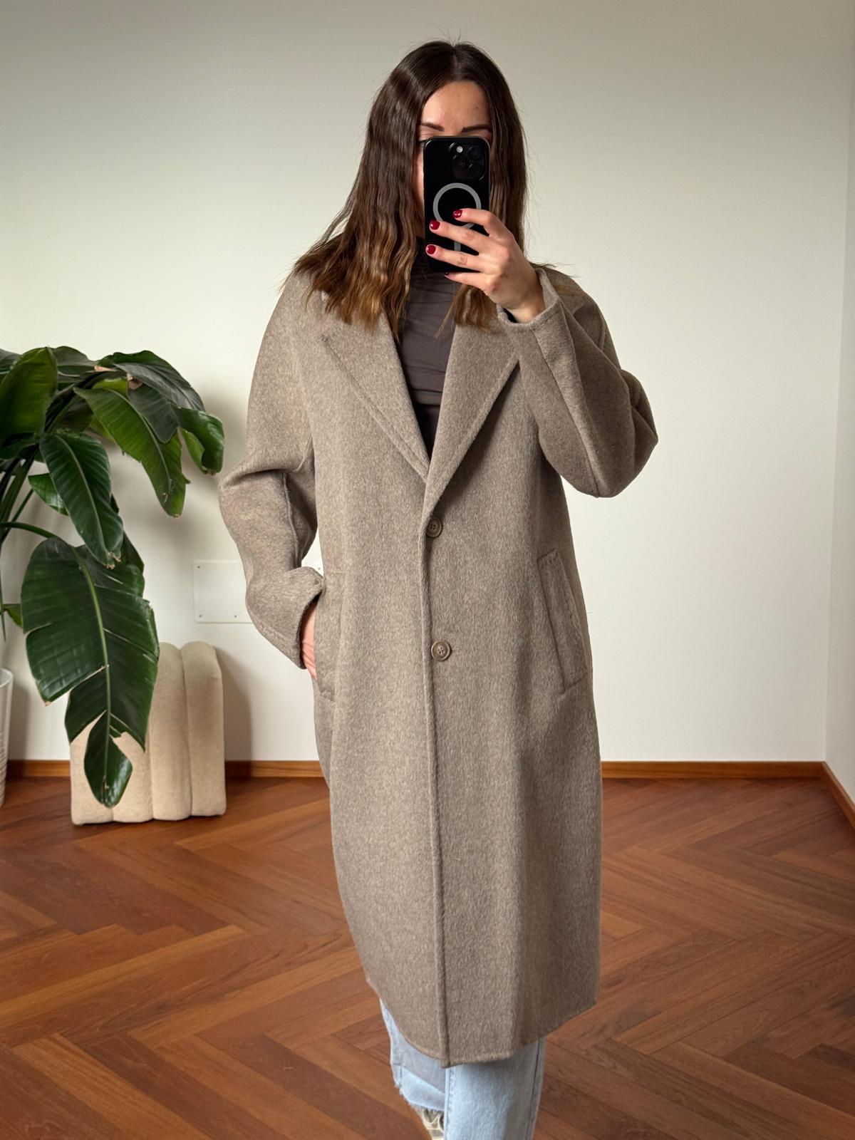 CAPPOTTO LANA CON CINTURA IN VITA