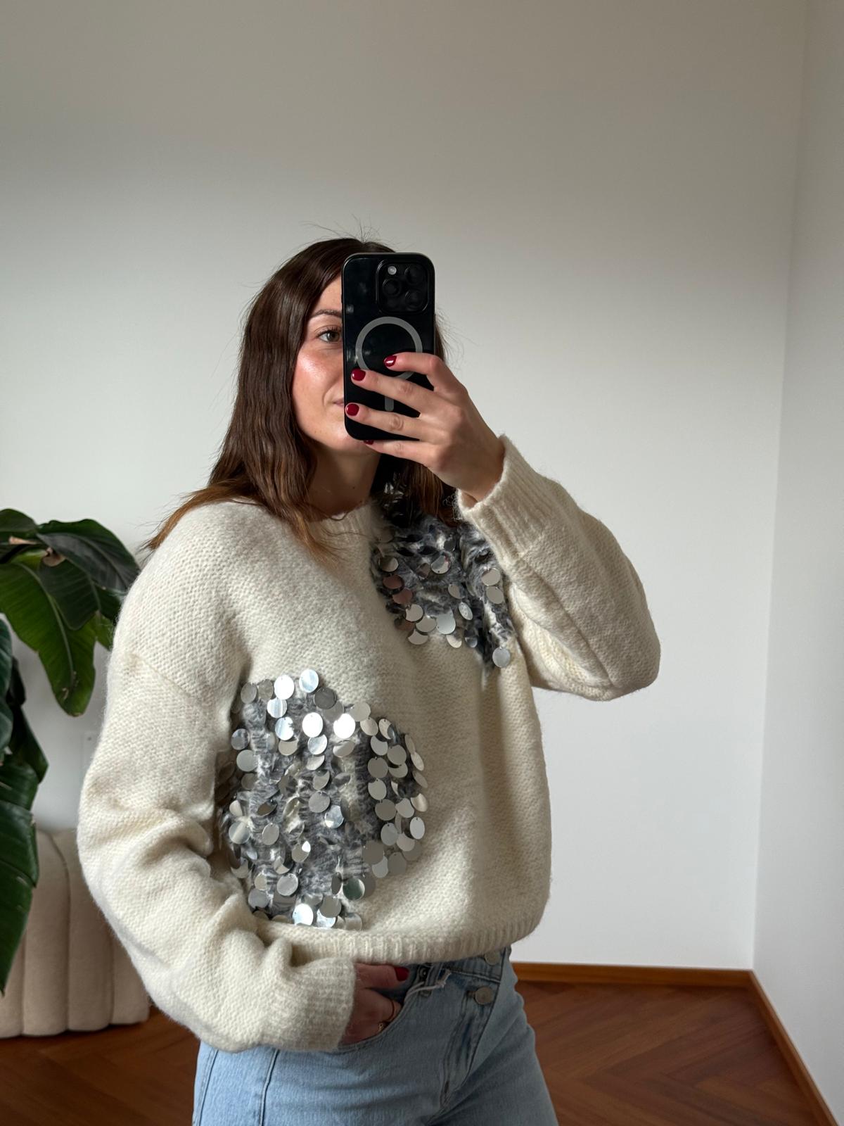 MAGLIONCINO CON PAILLETTES