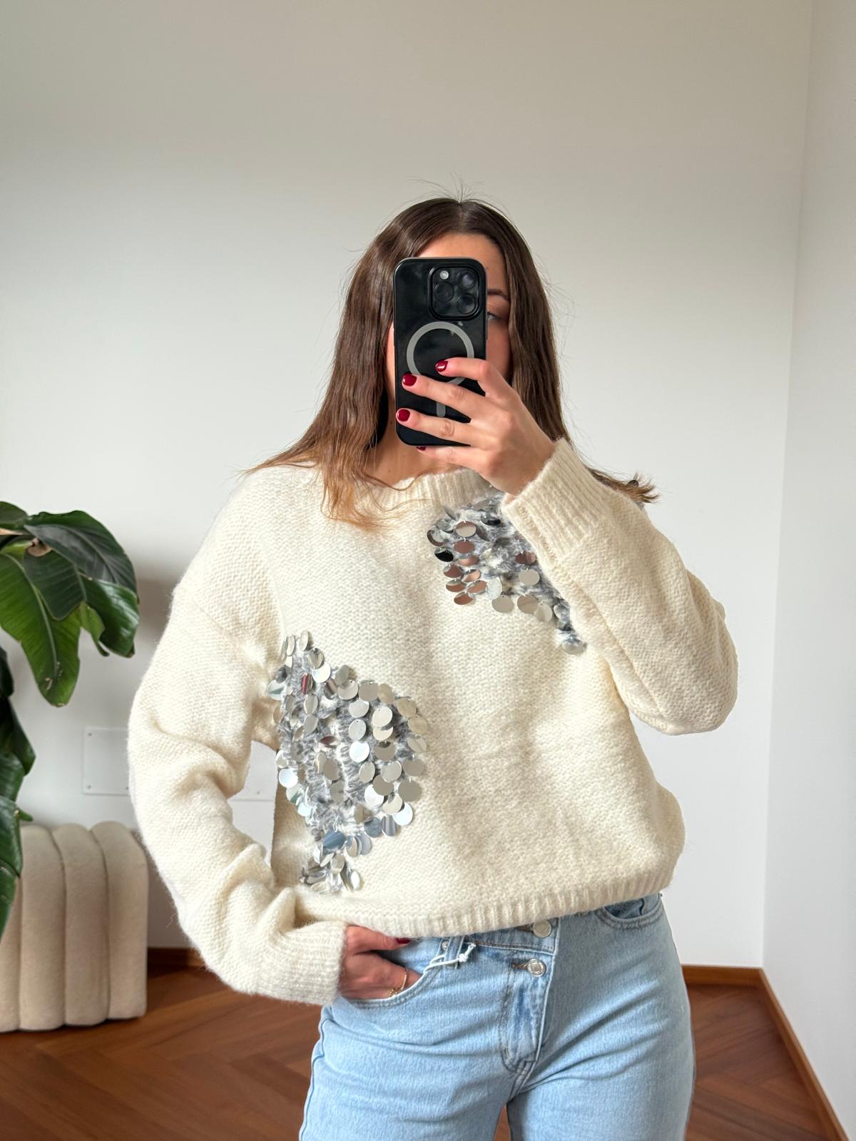 MAGLIONCINO CON PAILLETTES