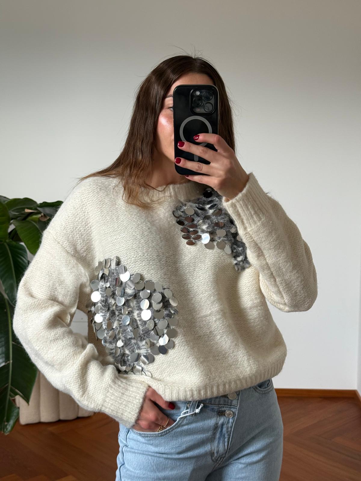 MAGLIONCINO CON PAILLETTES