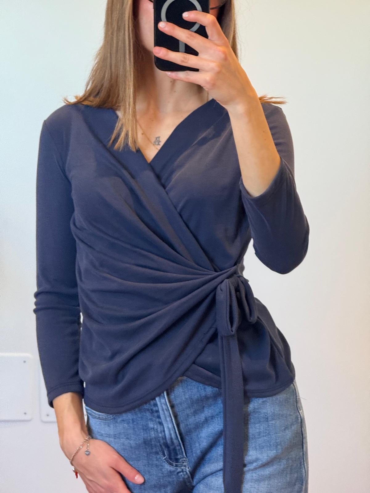 CARDIGAN LACCIO LATERALE