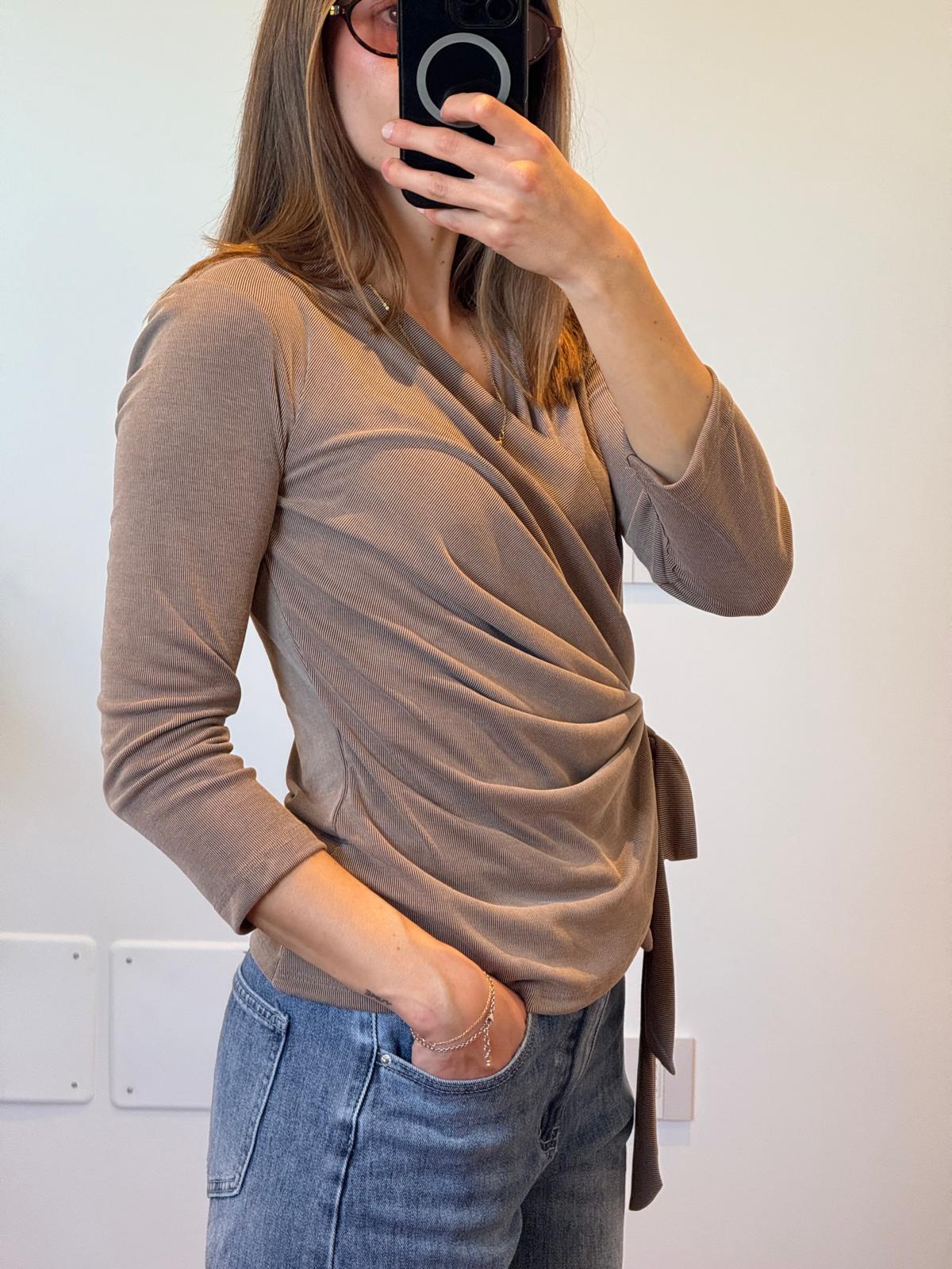 CARDIGAN LACCIO LATERALE