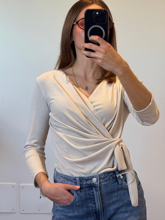 CARDIGAN LACCIO LATERALE