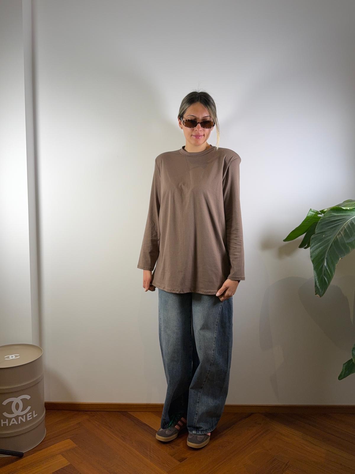 MAGLIA OVER MANICA LUNGA