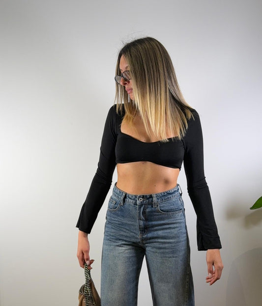 CROP TOP CATERINA STRUTTURATO