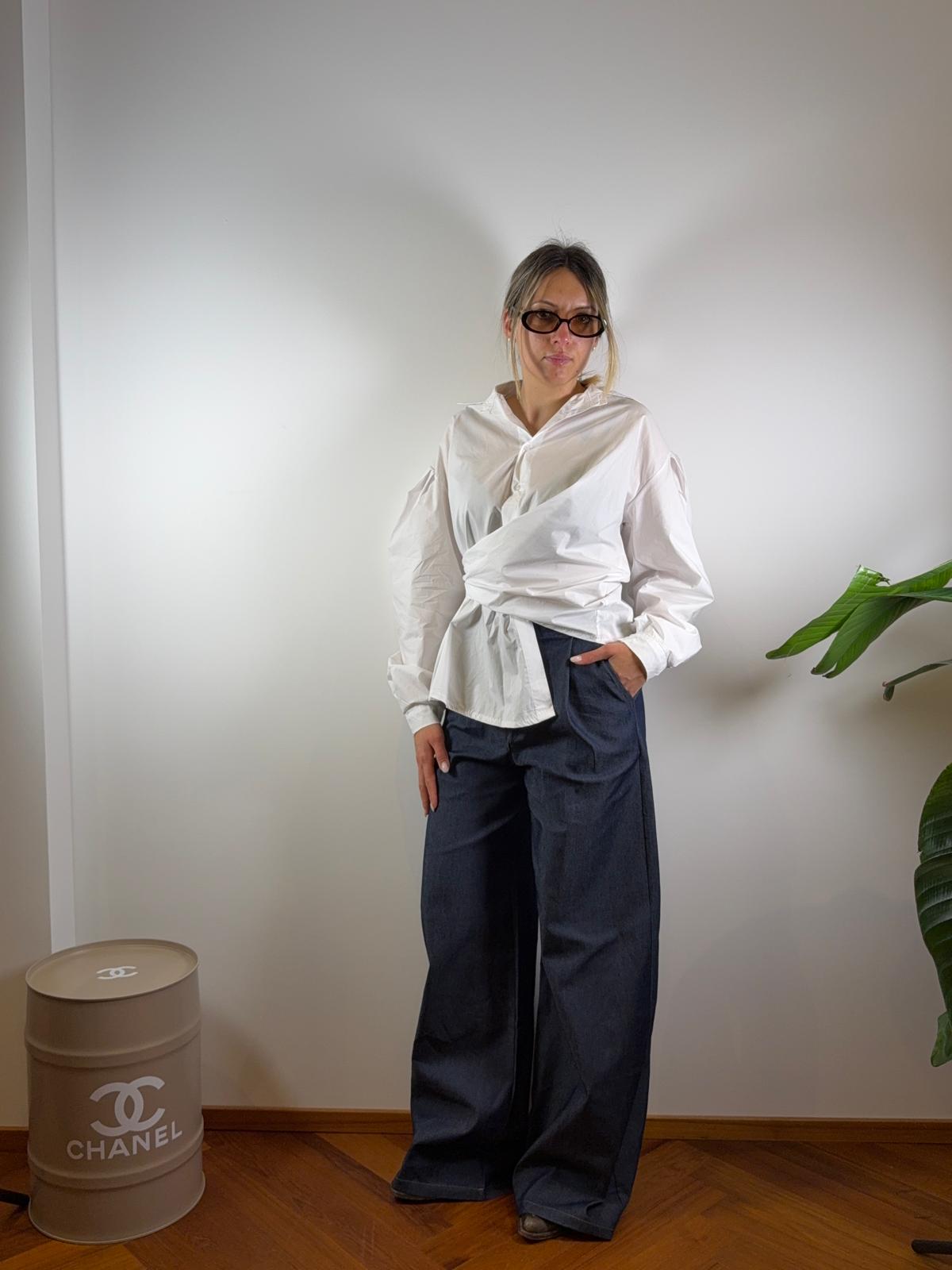CAMICIA FEDE ABBOTTONATA LATERALE