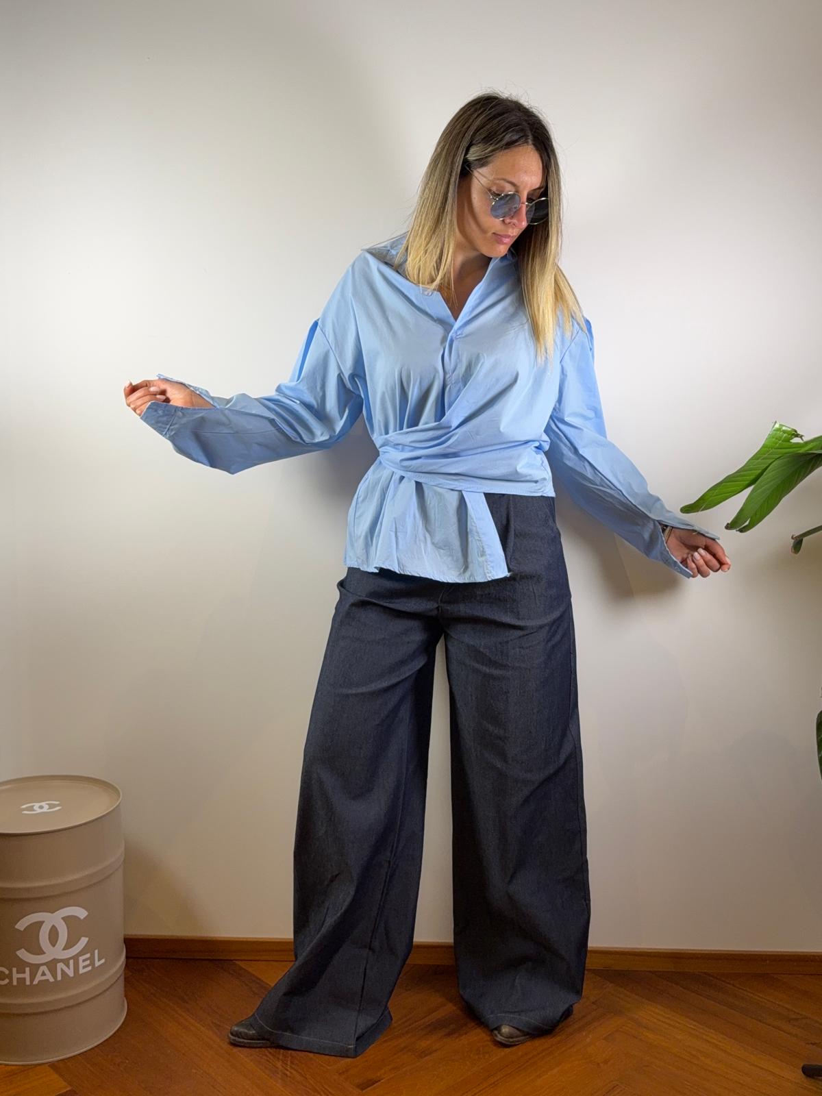 CAMICIA FEDE ABBOTTONATA LATERALE