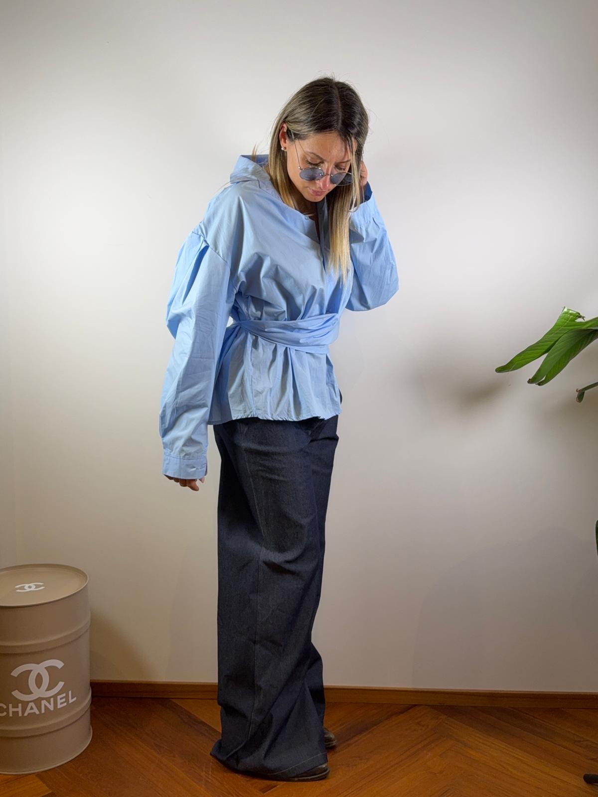 CAMICIA FEDE ABBOTTONATA LATERALE