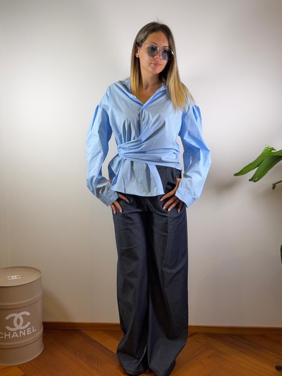 CAMICIA FEDE ABBOTTONATA LATERALE