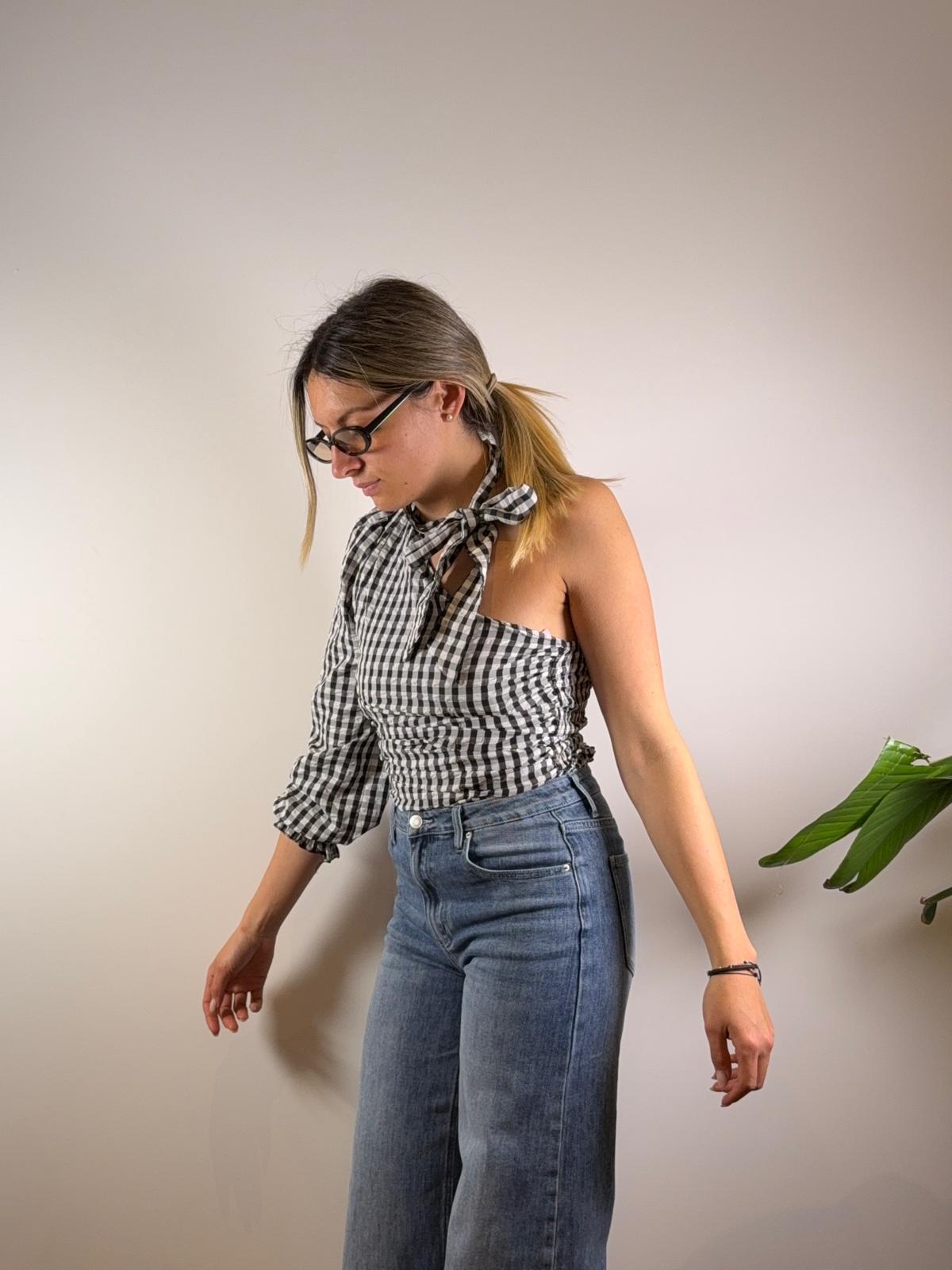 CAMICIA MONOSPALLA QUADRI