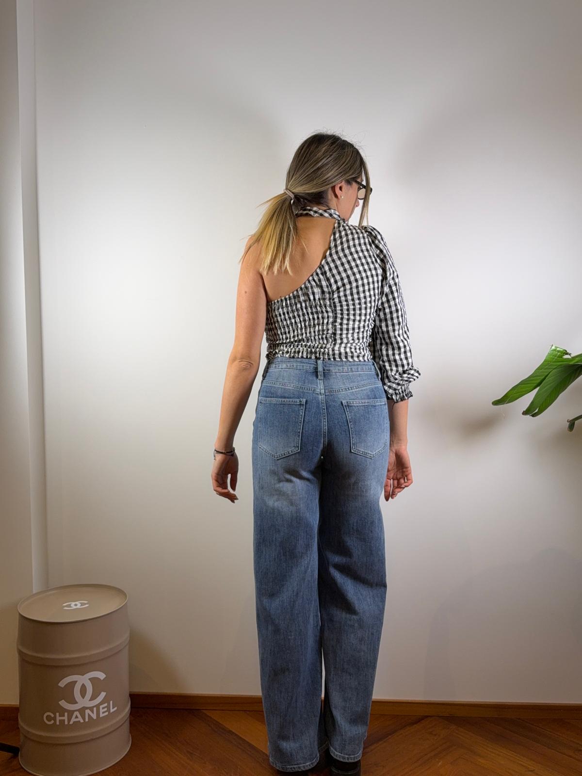 CAMICIA MONOSPALLA QUADRI