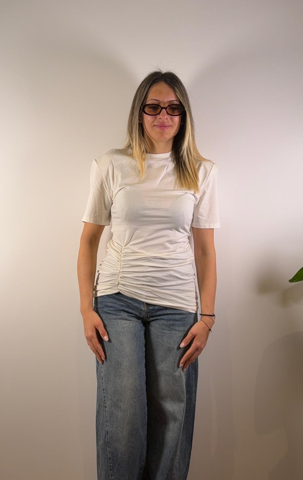T-SHIRT ARRICCIATA LUMI