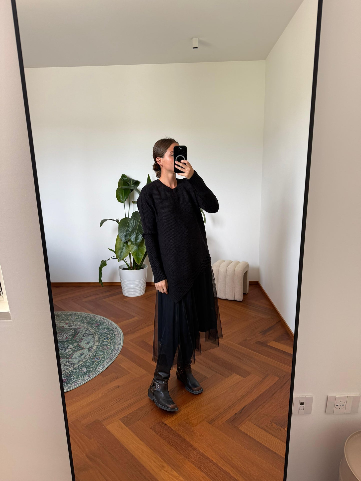 MATILDE SWEATER OVER TULLE