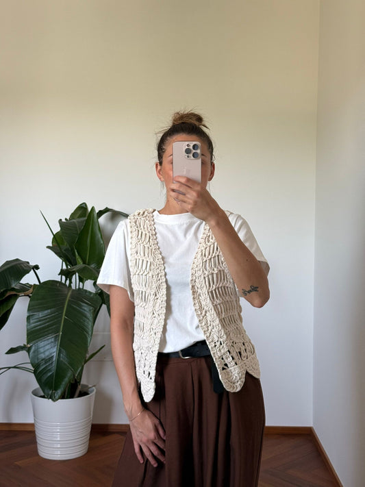 GILET CROCHET